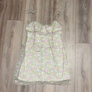 LELIS size L Floral Mini Dress